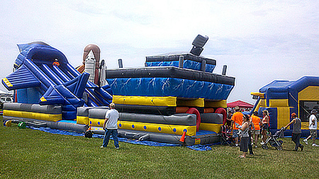 Special Event Fun US Navy Blue Angels Rentals inflatables