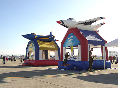 Special Event Fun US Navy Blue Angels Rentals inflatables