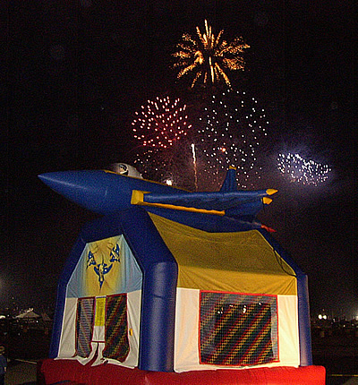 Special Event Fun US Navy Blue Angels Rentals inflatables