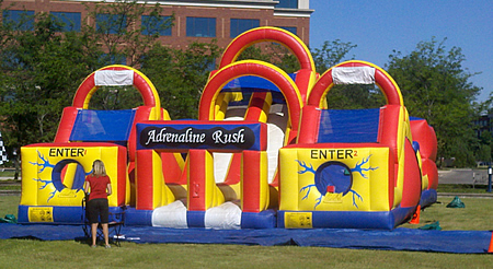 Obstacle Courses And Interactive Rides Inflatable rides